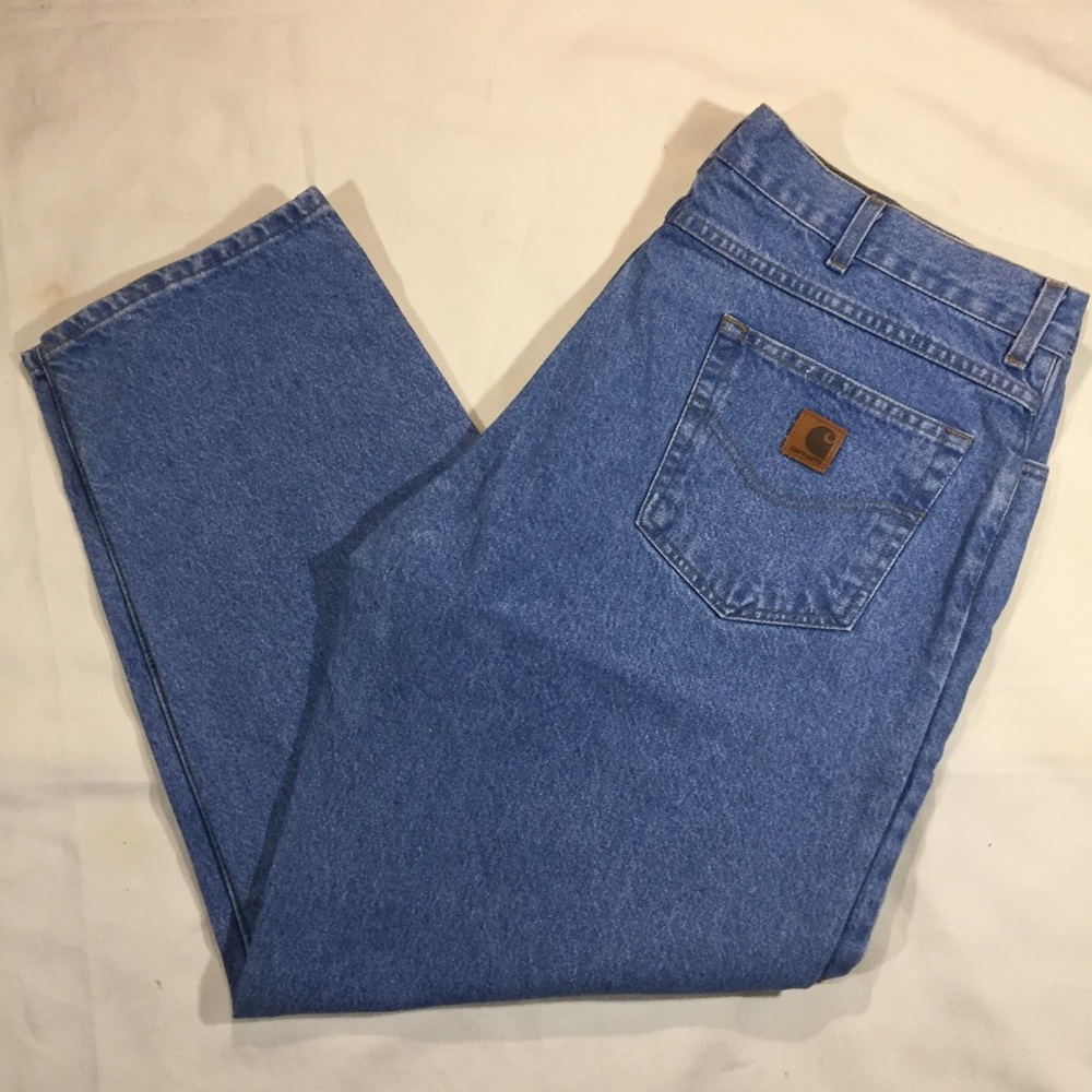 Carhartt Men’s Stonewash Jeans B17 STW Relaxed Fit